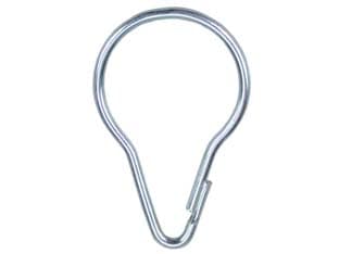 Anelli a Pressione per Tende in Acciaio Nichelato Ø 26 mm MMX48H 200 Pezzi - 2