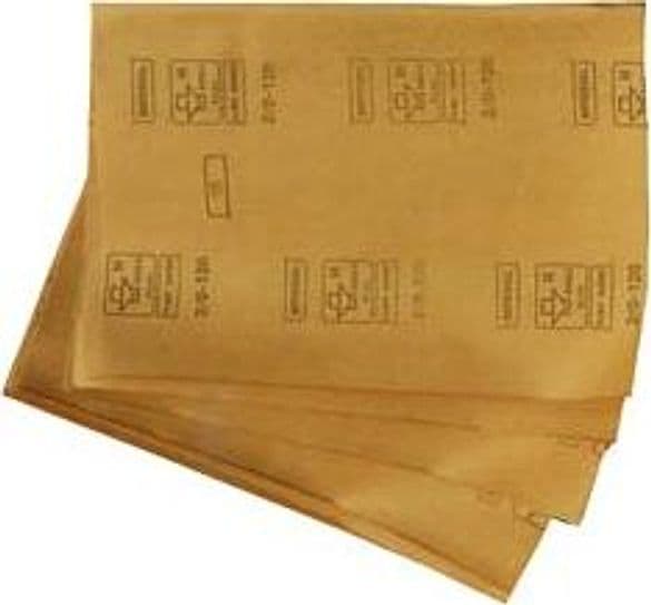 Carta Vetrata Silicata in Fogli N°4 Grana 40 Imperial 10 Pezzi - 2