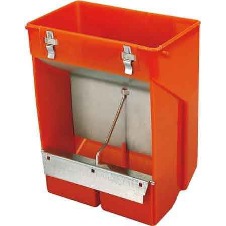 Mangiatoia a Tramoggia per Conigli da Esterno in Plastica 1,8 kg - 2