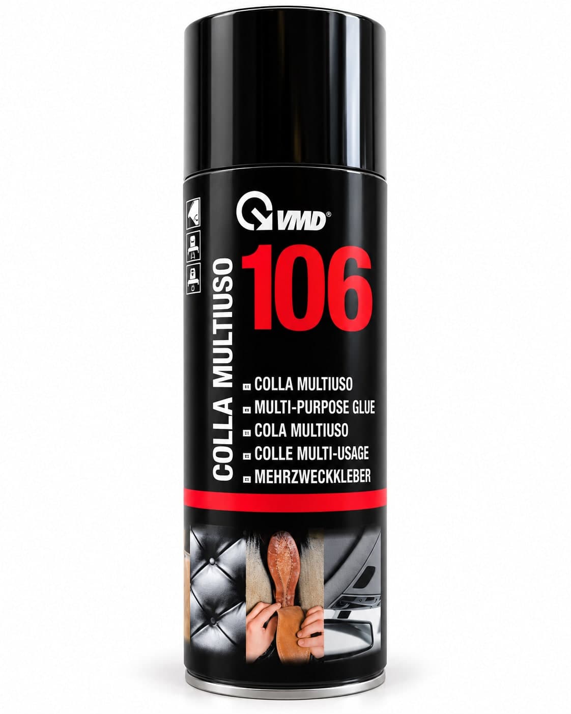 Colla Multiuso Spray Vmd 106 Adesivo Rapido 400 ml 12 Pezzi