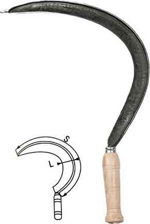Falciola Liscia Falci N° 2 x 0 (S415 L27 Mm)