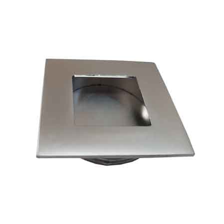 Maniglia ad Incasso per Porte Scorrevoli Quadra 40 mm Cromo Opaco - 2