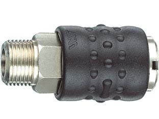 Rubinetto Rapido Universale Filettato Maschio Attacco 3 8M ART.17 B 5 Pezzi - 2