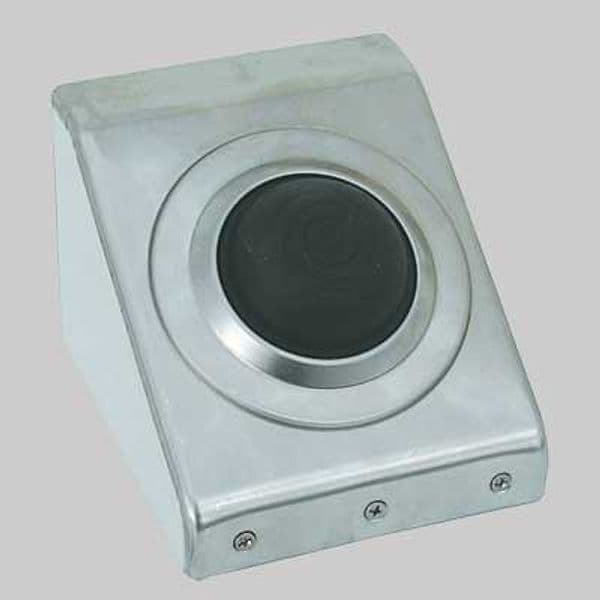 Comando Pneumatico a Pedale Esterno a Pavimentoparete INOX per Cass.sara - 2