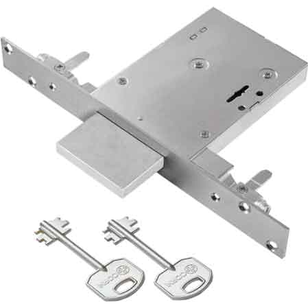 Serratura a Doppia Mappa Inferriate Art. 8TD1014 Yale Scatola 123 x 82 mm - 2