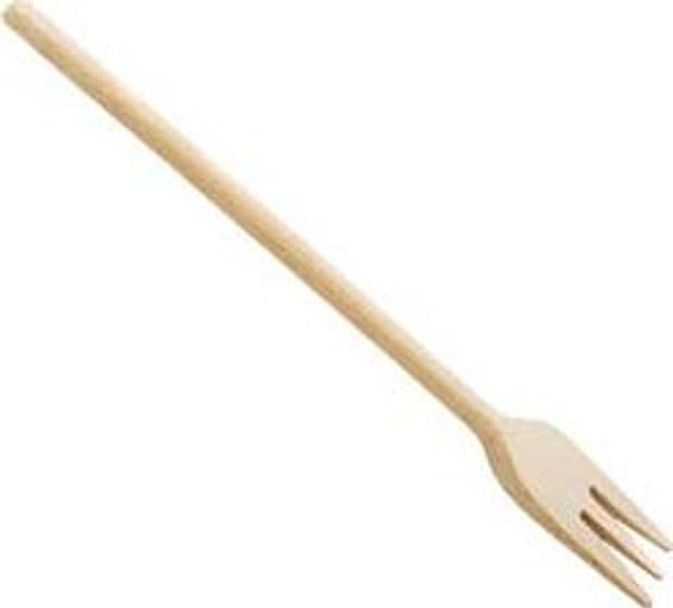 Forchettone in Legno 30 cm 30 cm Calder 10 Pezzi