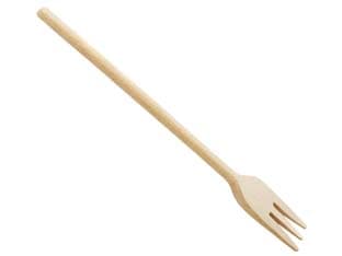 Forchettone in Legno 30 cm 30 cm Calder 10 Pezzi - 2