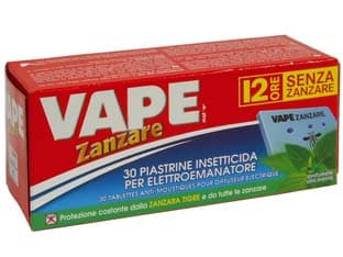 Piastrina per Elettroemanatori Zanzare Comuni e Tigre Menta 12 Pezzi - 2