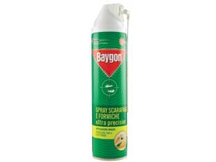 Baygon Insetticida Scarafaggi e Formiche Extra Precision Spray 400 12 Pezzi - 2