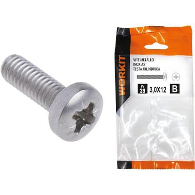 Vite Metallo TC Inox A2 Self Workit 5 x 60 mm 6 Pezzi - 2