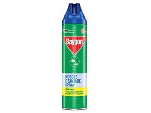 Baygon Insetticida Mosche e Zanzare Plus 400 ml Baygon 12 Pezzi - 2