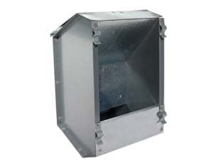 Mangiatoia con Coperchio per Conigli 14 CMX13X25H 6 Pezzi - 2