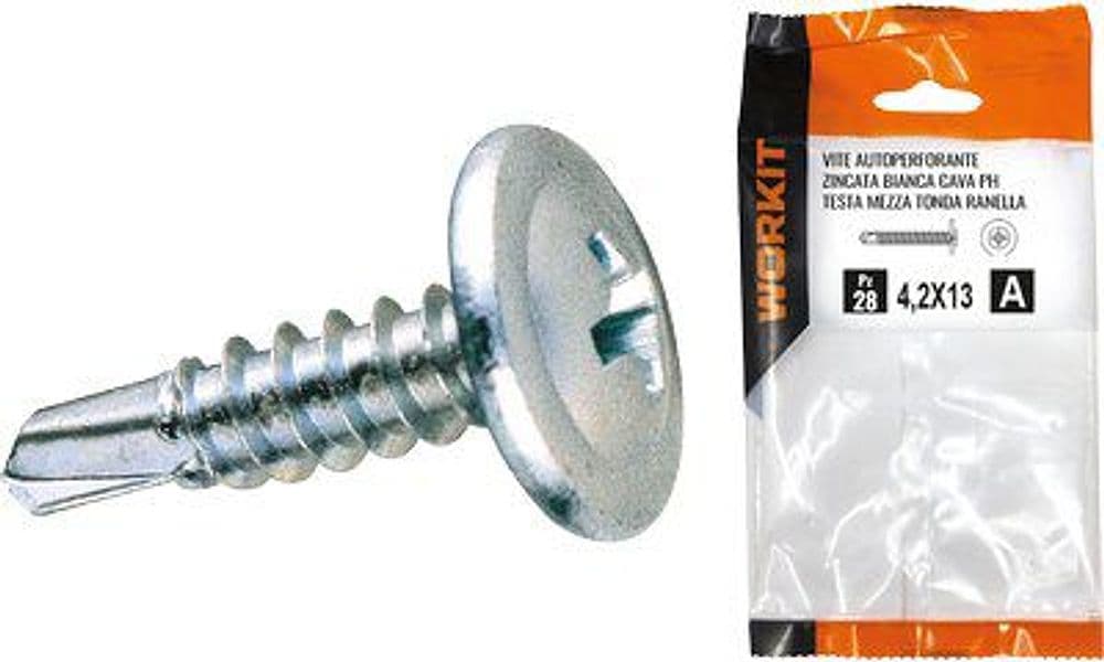 Vite Autoperforante Tmt Ranellata Self Workit 4,2 x 22 mm 22 Pezzi - 2