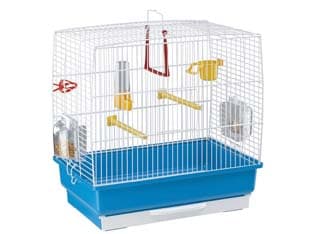 Gabbia Uccelli Rekord 2 39 CMX25X41H. Bianca - 2