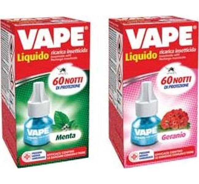 Ricarica Liquida per Elettroemanatori 480 Ore Menta Geranio Vape 10 Pezzi - 2
