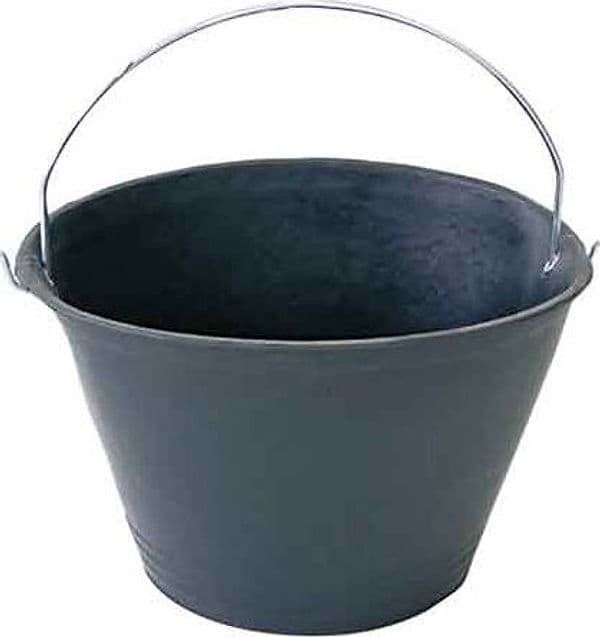 Secchio Muratore 8 l Colore Nero - 2