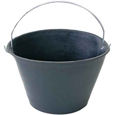 Secchio Muratore 8 l Colore Nero - 2