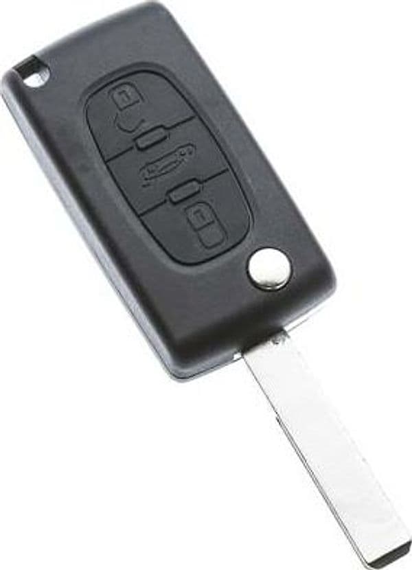 Guscio Chiave Auto Citroen HU83BRS8 Silca Pulsanti 3 - 2