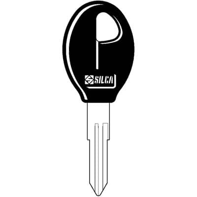Chiave Auto Nissan NSN11BP Silca Acciaio Nichelato 5 Pezzi - 2