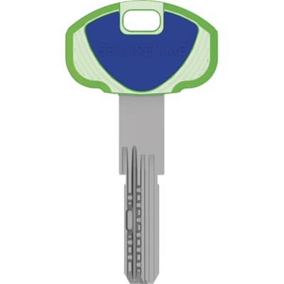 Chiave Punzonata Evo K22 Securemme Ottone Nichelato 5 Pezzi - 2