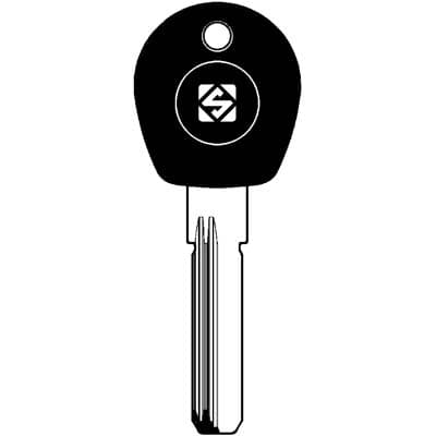 Chiave Punzonata Moia MO1RP Silca Ottone Nichelato 5 Pezzi - 2