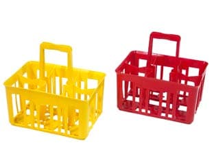 Cestello Portabottiglie da 1 l 6 Posti 40 CMX30X40H. Ics 5 Pezzi - 2