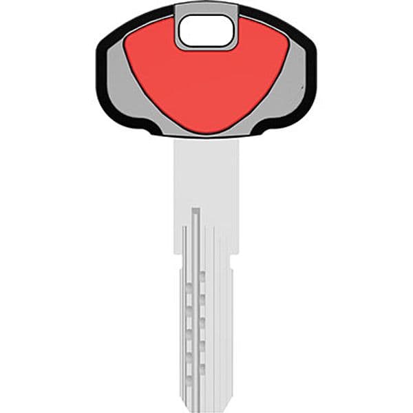 Chiave Punzonata Securemme K2 Originale Ottone Nichelato 5 Pezzi