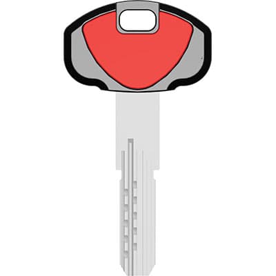 Chiave Punzonata Securemme K2 Originale Ottone Nichelato 5 Pezzi - 2