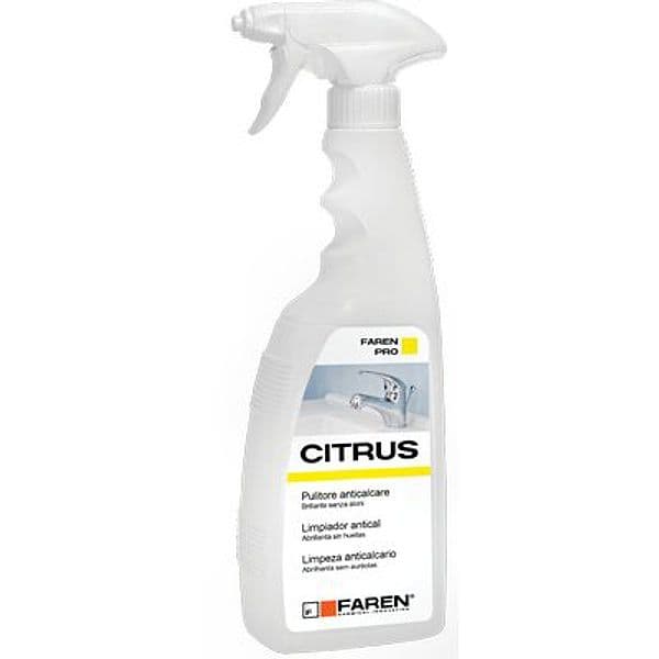 Brillantante Disincrostante Citrus Faren 750 ml 12 Pezzi