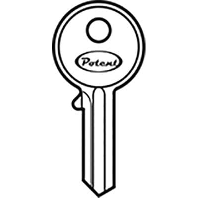 Chiave Piatta Potent K2725 Originale Ottone Nichelato 10 Pezzi - 2