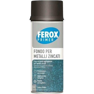 Fondo Aggrappante Spray Ferox Arexons Lamiera Zincata 400 ml 6 Pezzi - 2