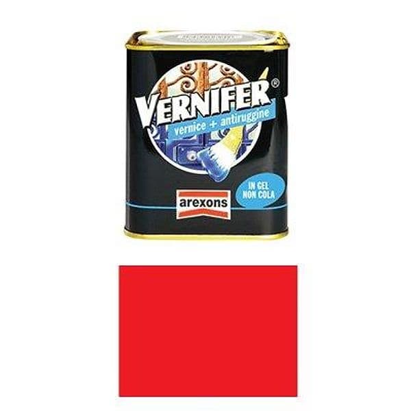 Smalto Antiruggine Vernifer Arexons 4870 Rosso Brillante Ml 750