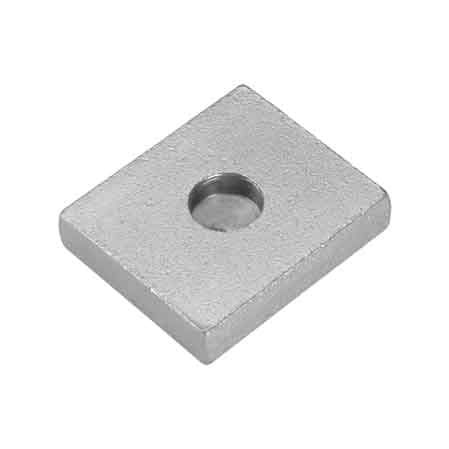 Piastra per Perno Inferiore per Cancelli Ø 20 mm Combi Arialdo 10 Pezzi - 2