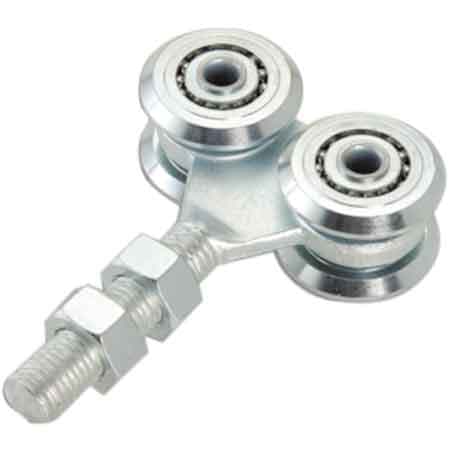 Carrello per Portoni Scorrevoli a 4 Cuscinetti Ø 44 mm M12 - 2