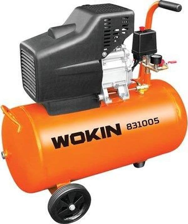 Compressore Ac Coassiale 831002 Wokin Lubrificato Lt 24 HP 2 - 2