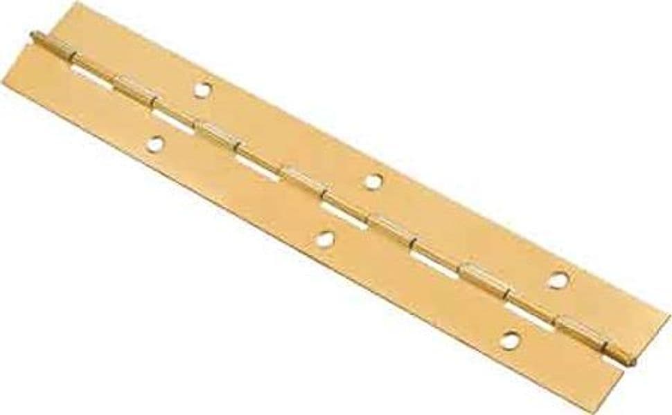Cerniera a Nastro 32 x 0,7 mm Cernierificio Valtoce Barra 2 m Ottonata