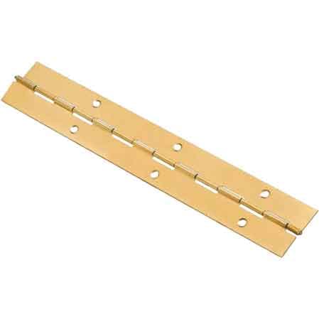 Cerniera a Nastro 32 x 0,7 mm Cernierificio Valtoce Barra 2 m Ottonata - 2