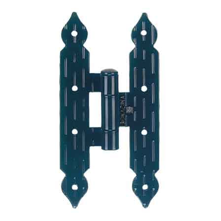Maschietto Fisso Ambidestro 20 x 10 cm Mod. Rigata Finitura Nero Goffrata - 2
