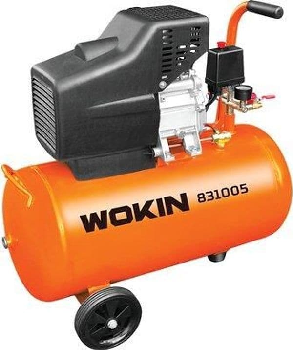 Compressore Ac Coassiale 831005 Wokin Lubrificato Lt 50 HP 2 - 2