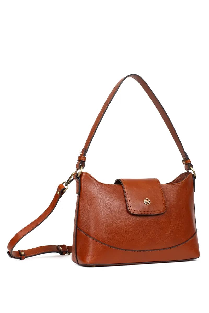 Hexagona - Borsa a spalla con pattina Heritage - 6
