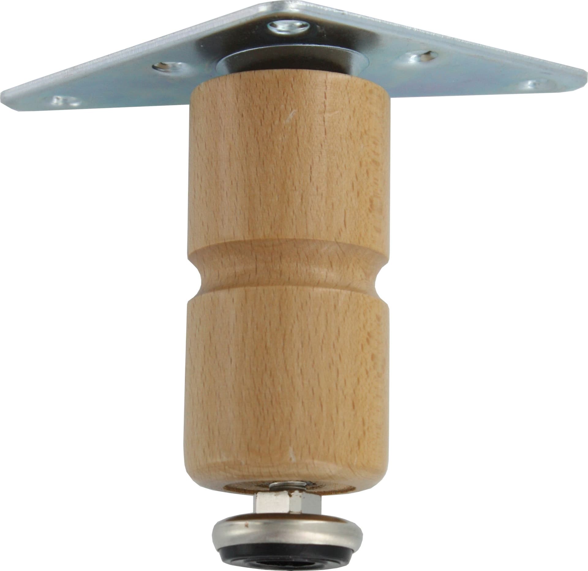 Mobile 200 mm Chiaro* Piedino Legno Piastra 8 Pezzi - 2
