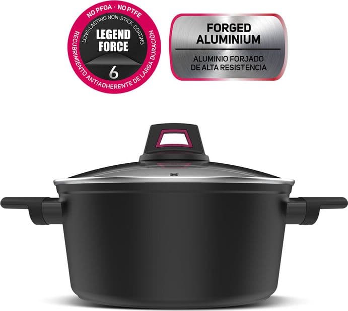 Pentola Taurus KCK4020 Ø 20 cm con Coperchio - 2