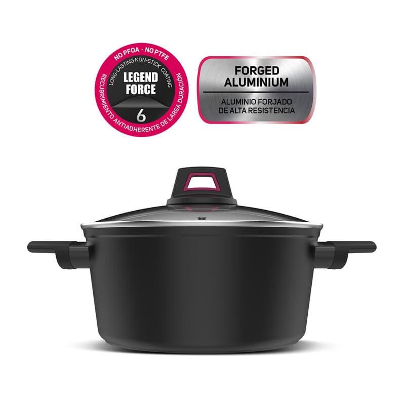 Pentola Taurus KCK4020 Ø 20 cm con Coperchio - 2
