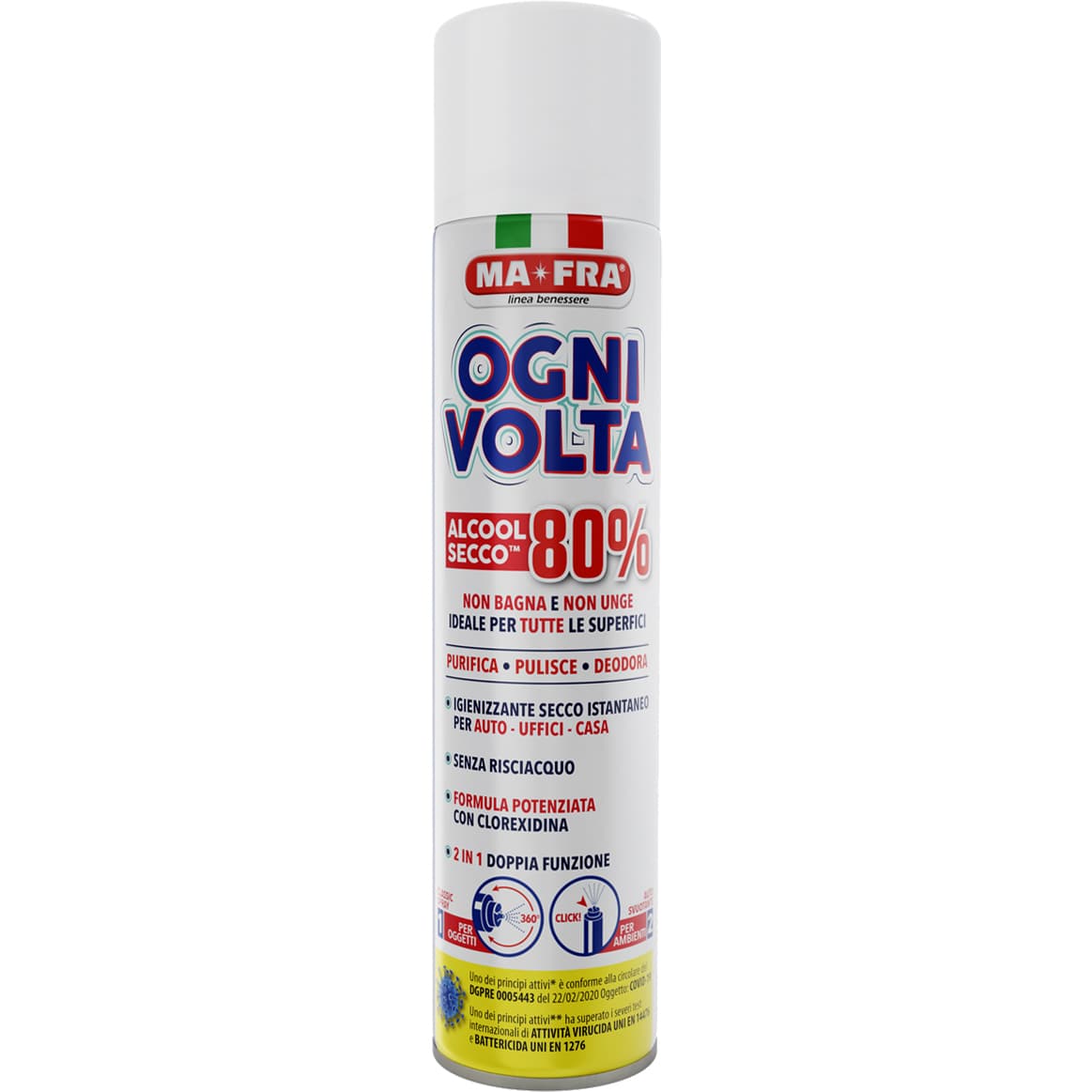 Mafra Igienizzante Spray Ogni Volta 300 ml 12 Pezzi - 2