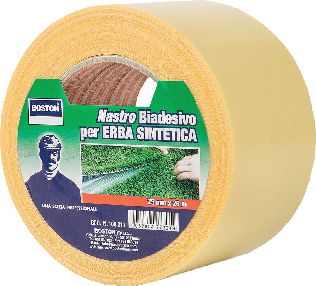 Nastro Biadesivo Erba Sintet 75MMX25M Boston 15 Pezzi – Idroweb