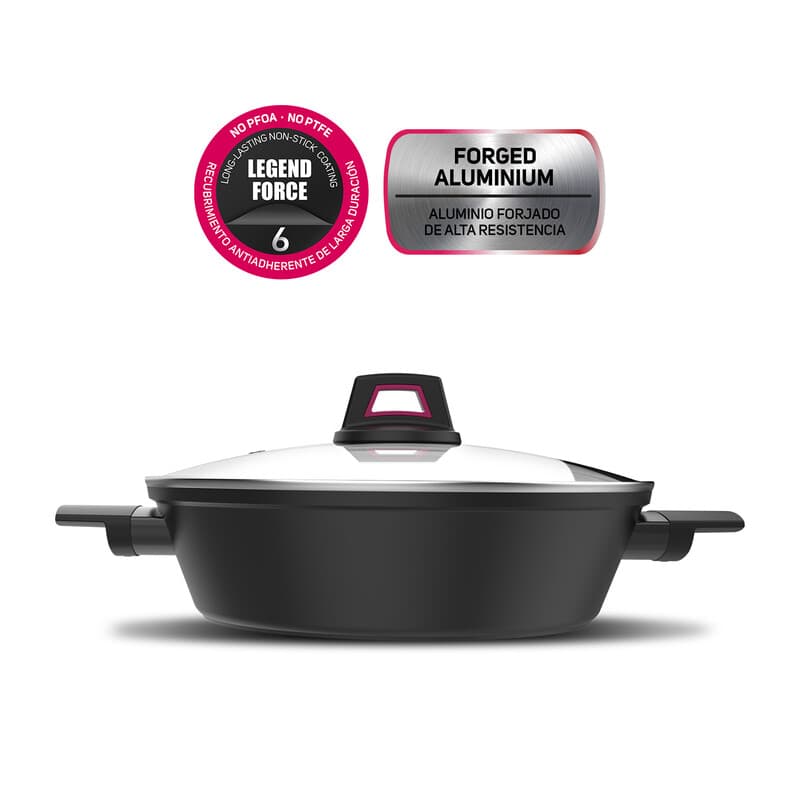 Casseruola Taurus KCK4028L Ø 28 cm con Coperchio - 2