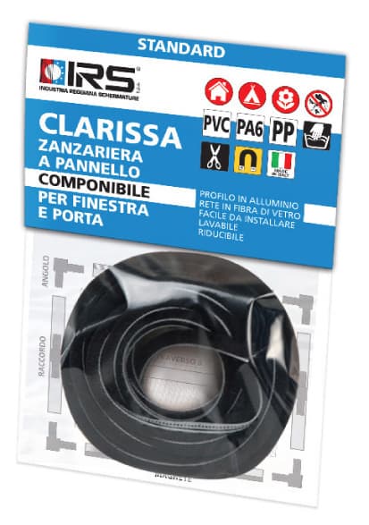 Zanzariera Irs Clarissa Spazzolino da 5 m - 2
