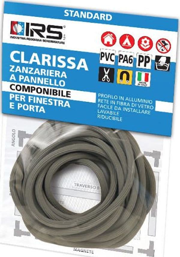 Zanzariera Irs Clarissa Bl Tondino da 5 m - 2