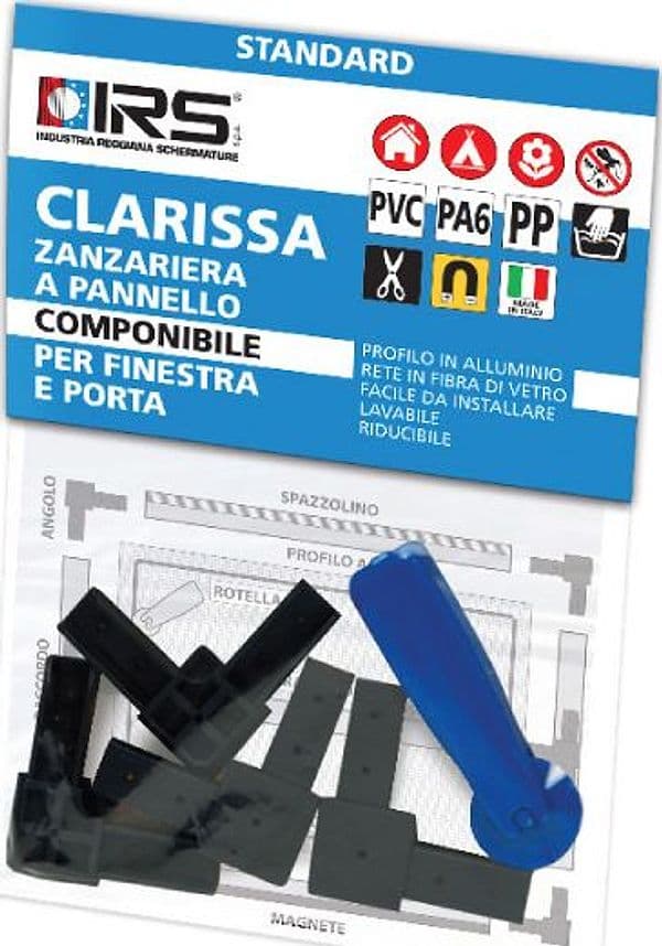 Zanzariera Irs Clarissa Bl 4 Angoli e Rotella - 2