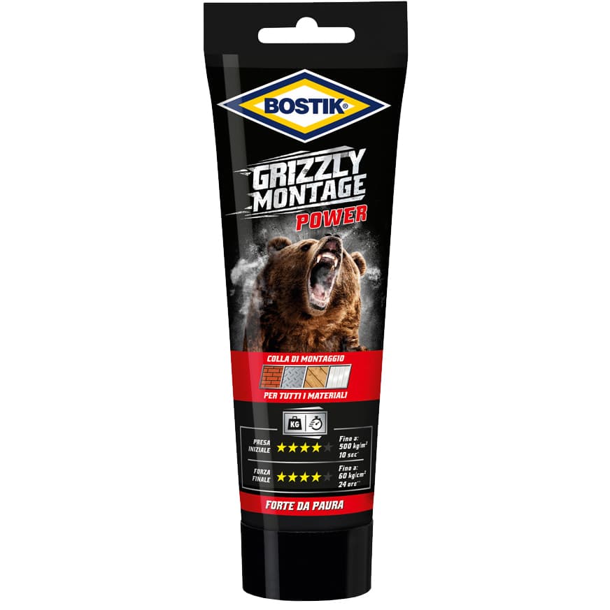 Bostik Grizzly Montage Power 250 g Bianco Tubo - 2